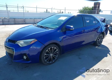 2014 Toyota Corolla S Plus z USA, uszkodzony, nr VIN 5YFBURHEXEP143861